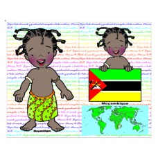 Almofadas - Missões - Criança Moçambique G